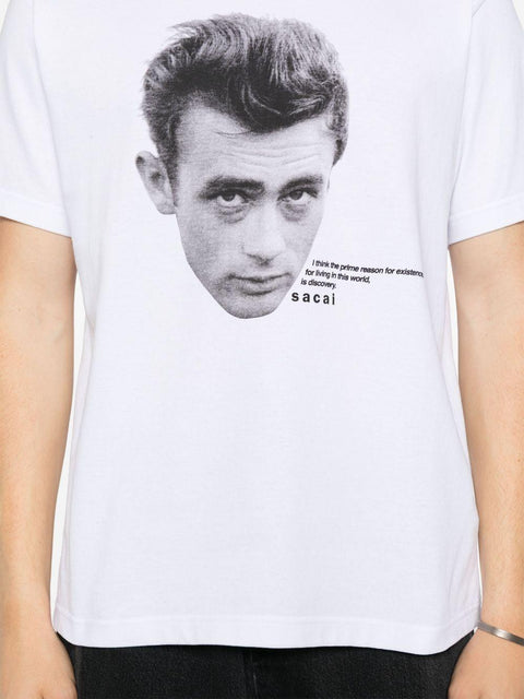 T-shirt James Dean 250918S 101 SACAI 
