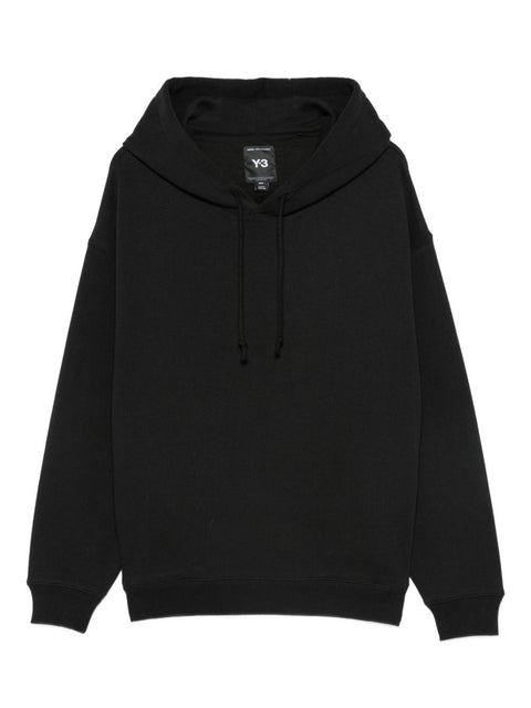 Felpa con cappuccio e logo JX4748 BLACK Y-3 