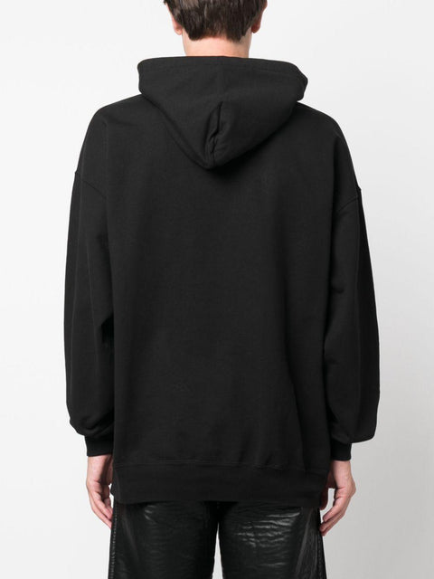 Felpa con cappuccio D0716 BLACK 1989 STUDIO 