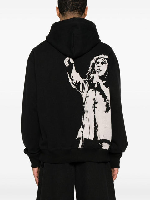 Felpa con cappuccio e logo WOT901100 1BLACKBEIGE JUNYA WATANABE X CARHARTT 