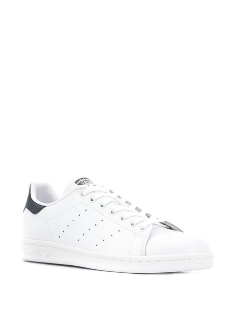 ADIDAS M20325STANSMITHCWHITECWHITEDKBLUE
