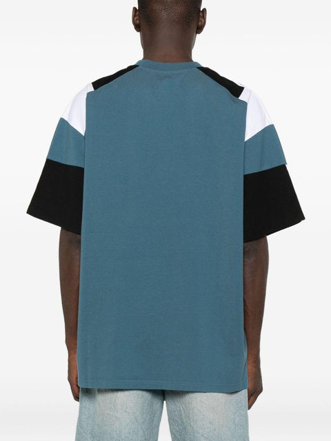 T-shirt in cotone 630JE01529D BLU MARTINE ROSE 