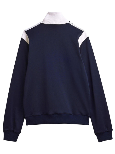 Maglia full zip "WB Twill TT" KD0307 NTNAVY ADIDAS BY WALES BONNER 