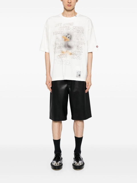 Maglia a maniche corte Distressed