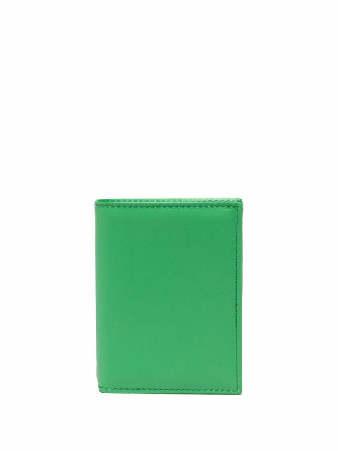 Portafoglio in pelle SA0641 2GREEN COMME DES GARÇONS WALLET 