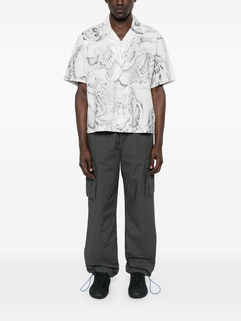Camicia maniche corte con bottoni