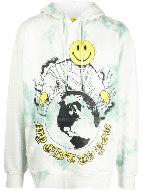 Felpa con stampa 397000380 TIEDYE MARKET 