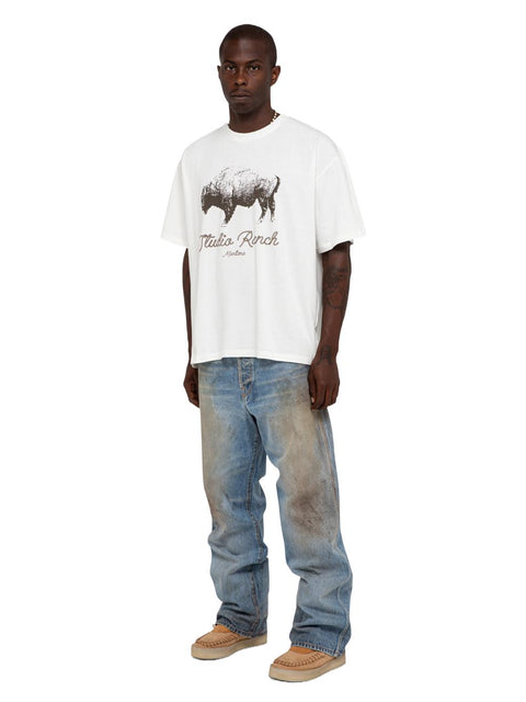 T-shirt in cotone D06/06 WHITE 1989 STUDIO 