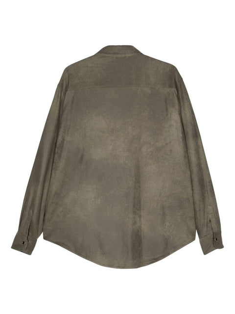 Camicia con effetto vissuto 1201002 55 4SDESIGNS 