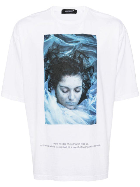 T-shirt in cotone con stampa