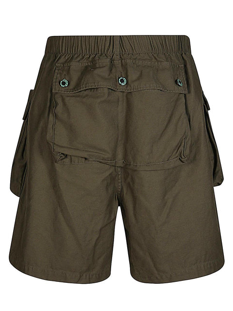 Bermuda in cotone B23003772GR OLIVE BRAIN DEAD 