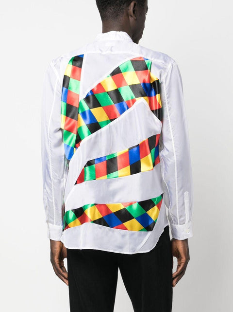 Camicia con dettagli stampati