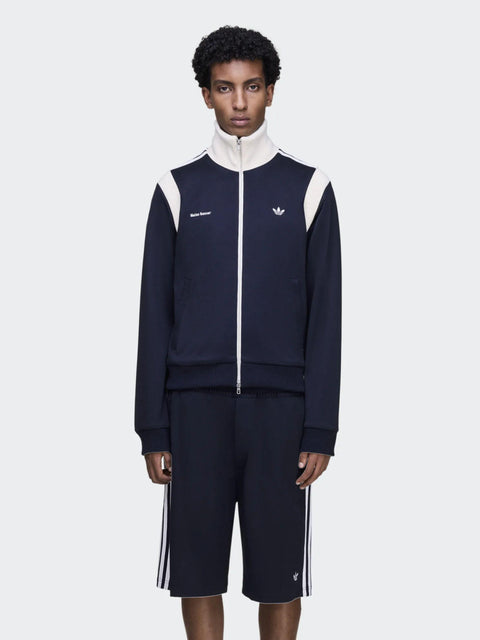 Maglia full zip "WB Twill TT" KD0307 NTNAVY ADIDAS BY WALES BONNER 