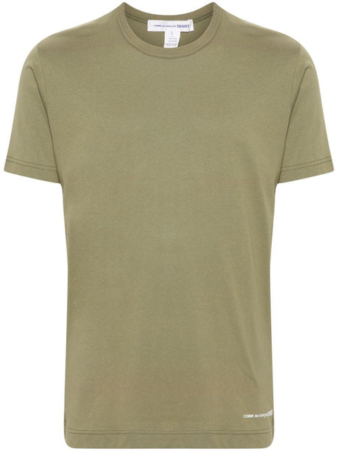 T-shirt con logo FMT020S24 3KHAKI COMME DES GARÇONS SHIRT 