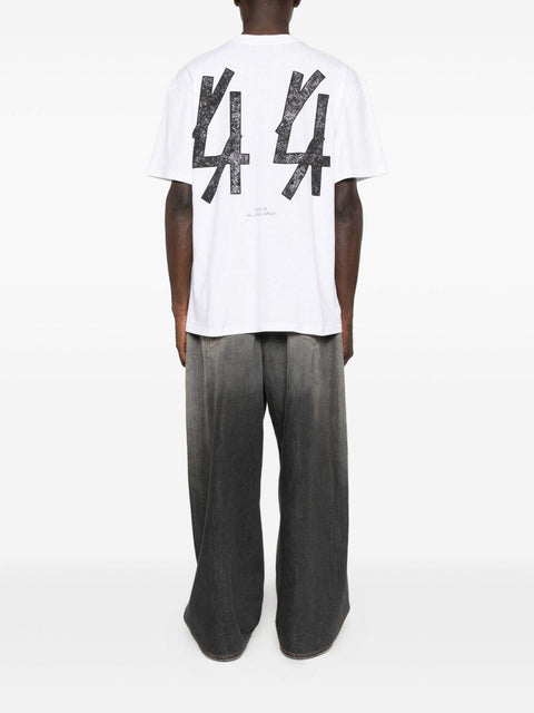 T-shirt in cotone con logo B0030556 FA582P663 44 LABEL GROUP 