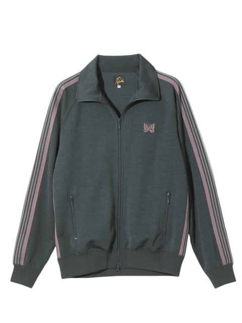 Felpa con zip RW314 GREEN NEEDLES 