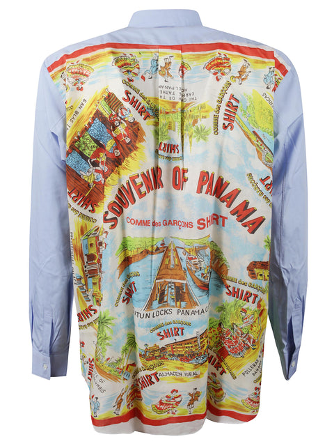 Camicia con stampa FPB061051 1BLUEMIX COMME DES GARÇONS SHIRT 