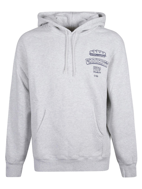 Felpa Hooded Sandwich Sweatshirt  I035277 1V1XX CARHARTT WIP 