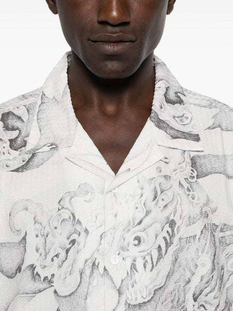Camicia maniche corte con bottoni