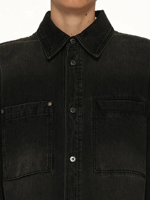 Camicia Washed Denim W261SH27 970B WOOYOUNGMI 