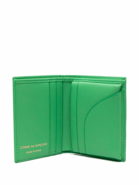 Portafoglio in pelle SA0641 2GREEN COMME DES GARÇONS WALLET 
