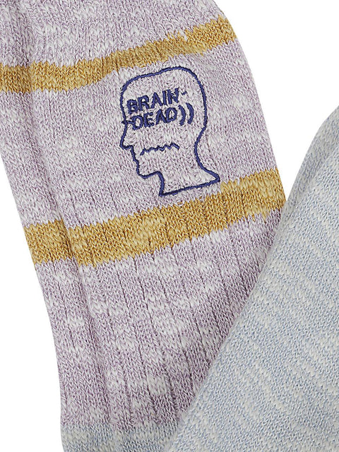 Calze in cotone A16003800BL LTBLUE BRAIN DEAD 