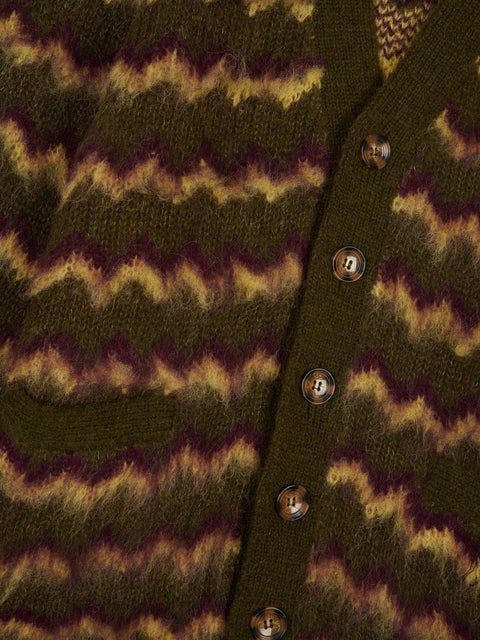 Cardigan con logo