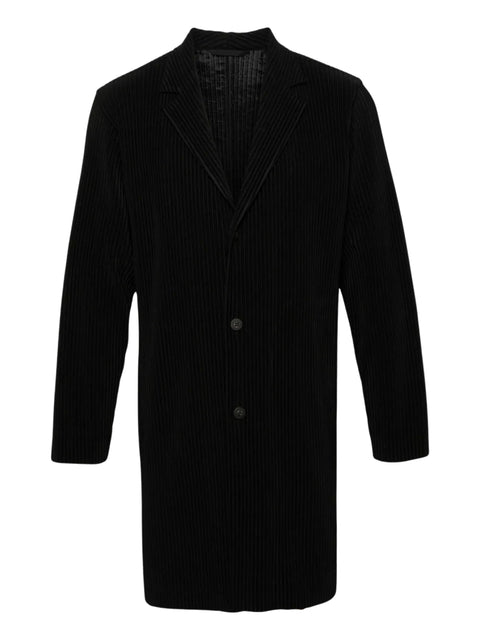 Cappotto plissé con revers a lancia HP58JD502 15 HOMME PLISSE' ISSEY MIYAKE 