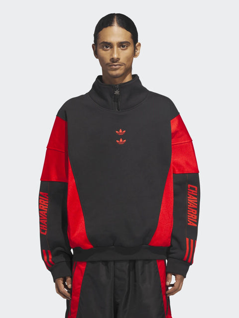 Felpa Watson Ville KD9347 WCWATSONVILLEBLACKRED ADIDAS X WILLY CHAVARRIA 