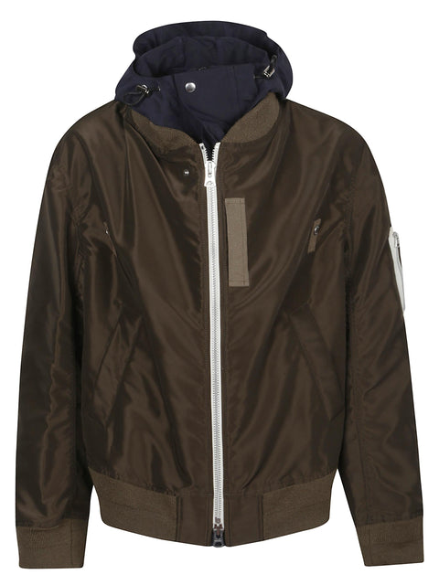 Giacca bomber in nylon 2503784M 532 SACAI 