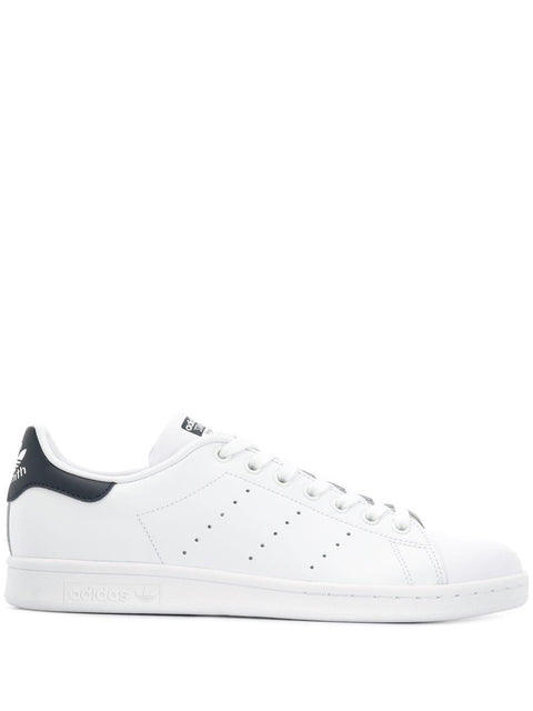 ADIDAS M20325STANSMITHCWHITECWHITEDKBLUE