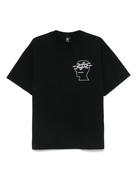 T-shirt BDP25T0O0044 WASHEDBLACK BRAIN DEAD 