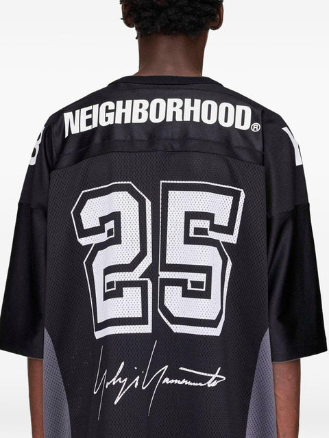 T-shirt manica corta con logo JW6997 BLACK Y-3 X NEIGHBORHOOD X DAINESE 