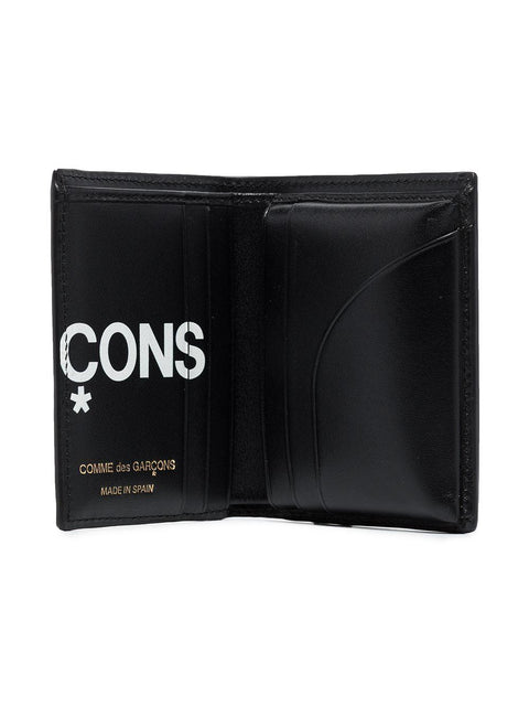 Portafoglio in pelle con logo SA0641HL 1BLACK COMME DES GARÇONS WALLET 