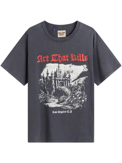 T-shirt Castle Tee ATKT10071 VINTAGEBLACK GALLERY DEPT. 