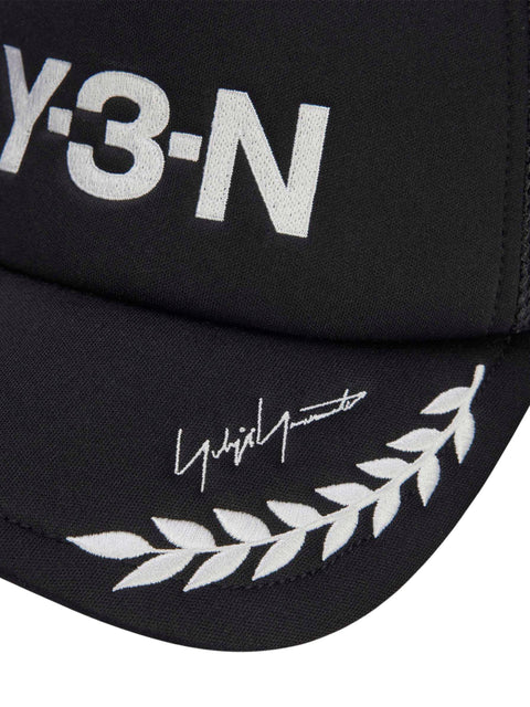 Cappello con logo JX0050 BLACK Y-3 X NEIGHBORHOOD X DAINESE 