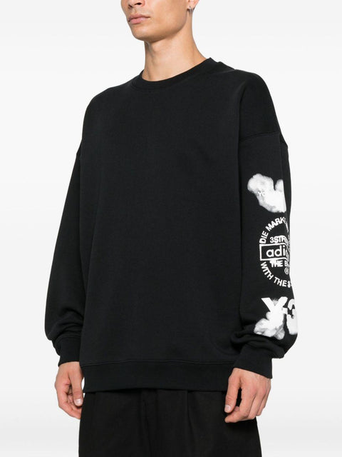 Felpa con stampa JX4749 BLACK Y-3 