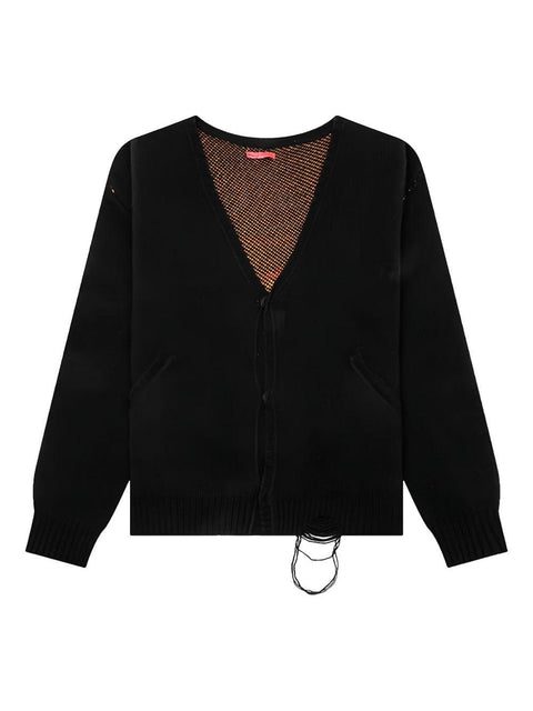 Maglione con scollo a V MTFW23SW07396372 0372 MOTR 