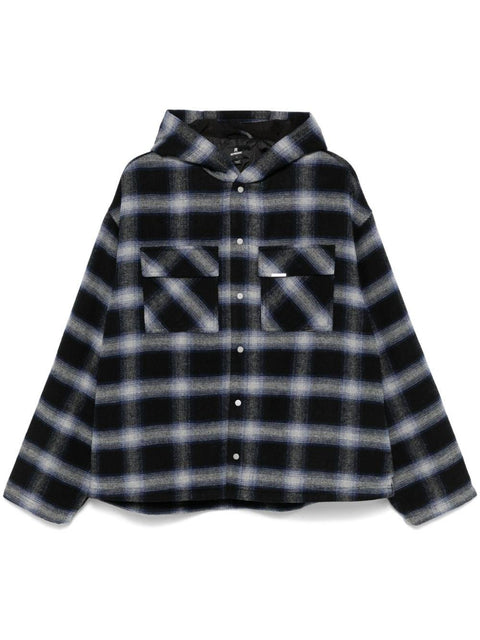Giacca camicia felpata