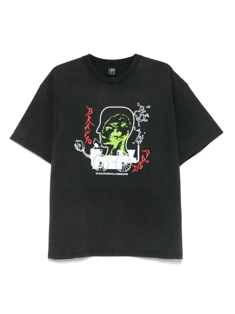 T-shirt Alien Tractor BDS25T0O0044 BLACK BRAIN DEAD 
