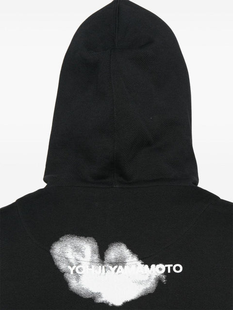 Felpa con cappuccio e logo JX4748 BLACK Y-3 