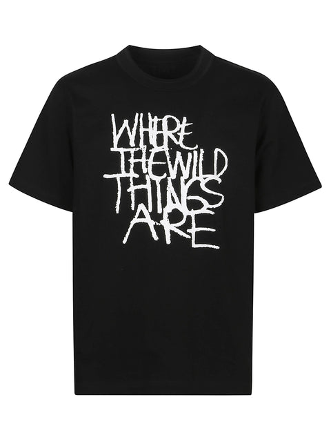 T-shirt in cotone 2501007S 001 SACAI 