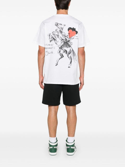 T-shirt Pepe manica corta con grafica fronte retro