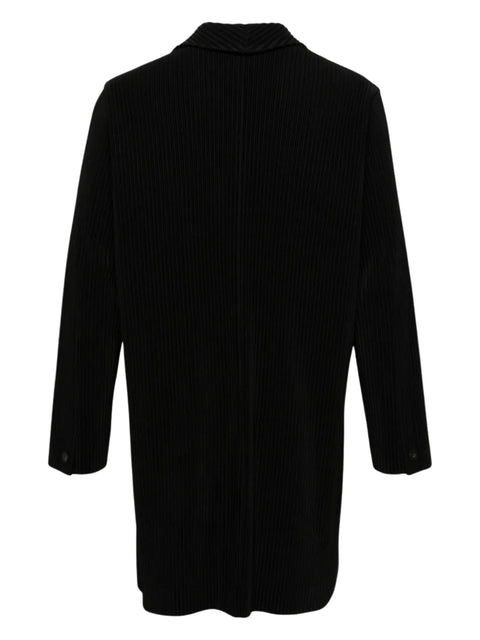 Cappotto plissé con revers a lancia HP58JD502 15 HOMME PLISSE' ISSEY MIYAKE 
