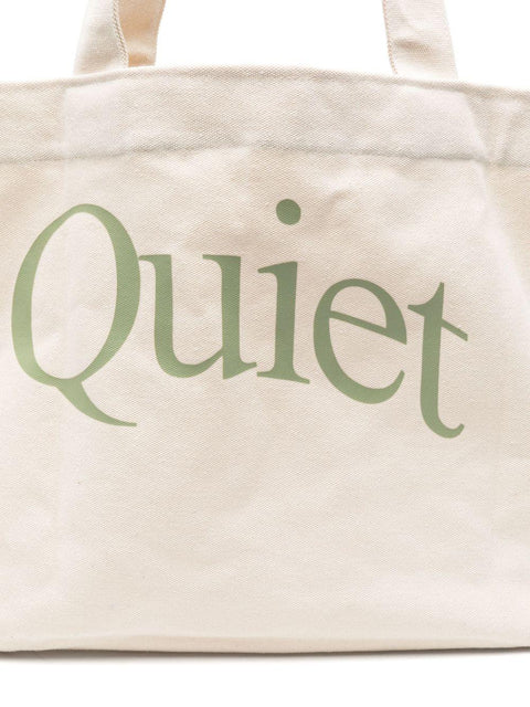 Borsa Tote Wordmark MOPQSS2536 BONE MUSEUM OF PEACE AND QUIET 