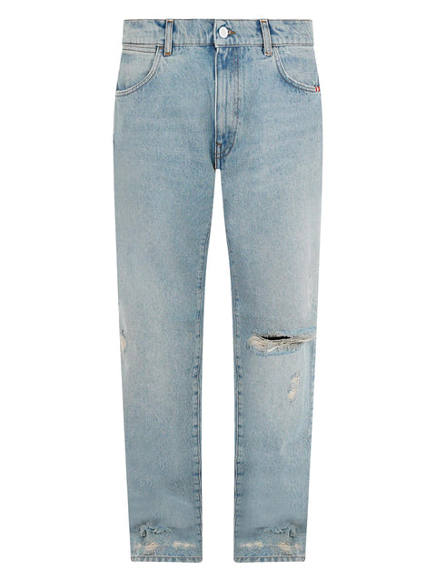 Jeans in denim AMU010D435 2718C0999 AMISH 