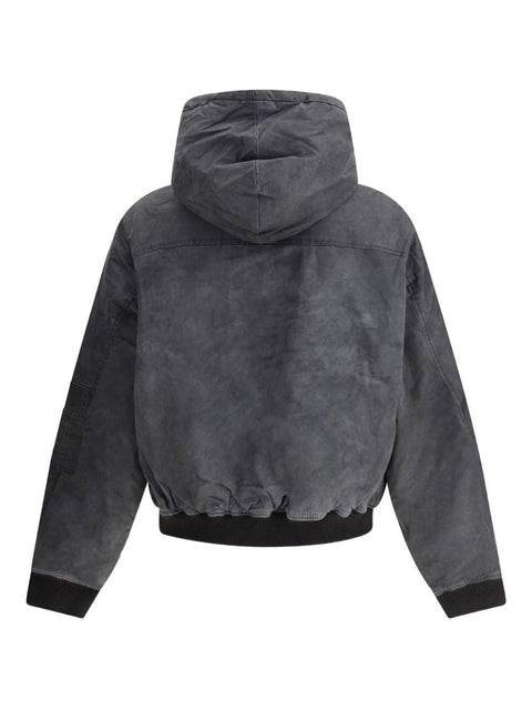 Bomber con cappuccio e logo MLM100127 02 REPRESENT 