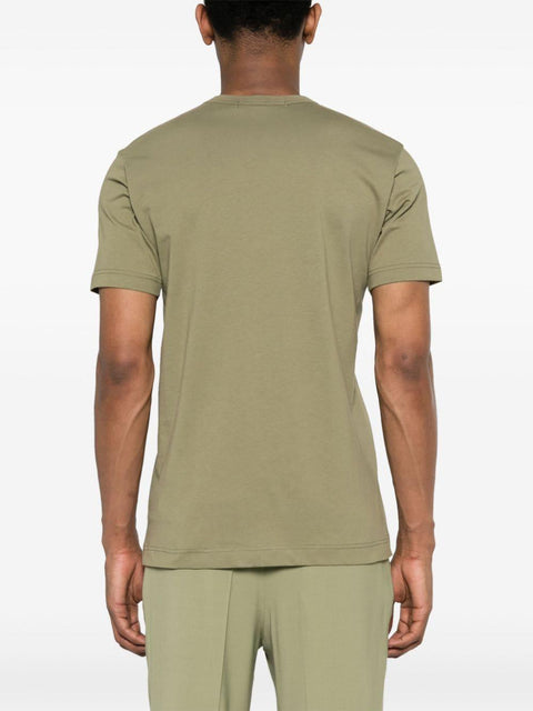 T-shirt con logo FMT020S24 3KHAKI COMME DES GARÇONS SHIRT 