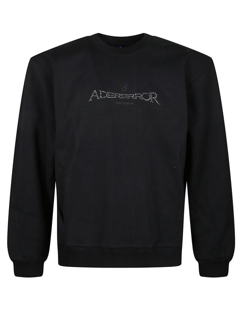 Felpa crewneck con logo BO01FWSW0104BK NOIR ADER ERROR 