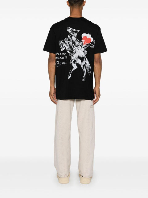 T-shirt Pepe manica corta con grafica fronte retro